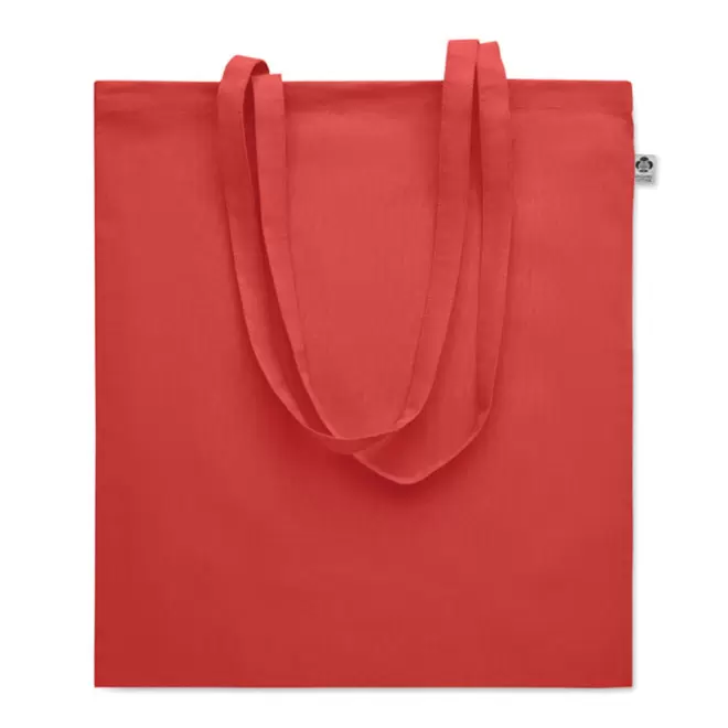 SAC SHOPPING PERSONNALISÉ EN COTON 180 GR 'SUNDO BIO' - rouge
