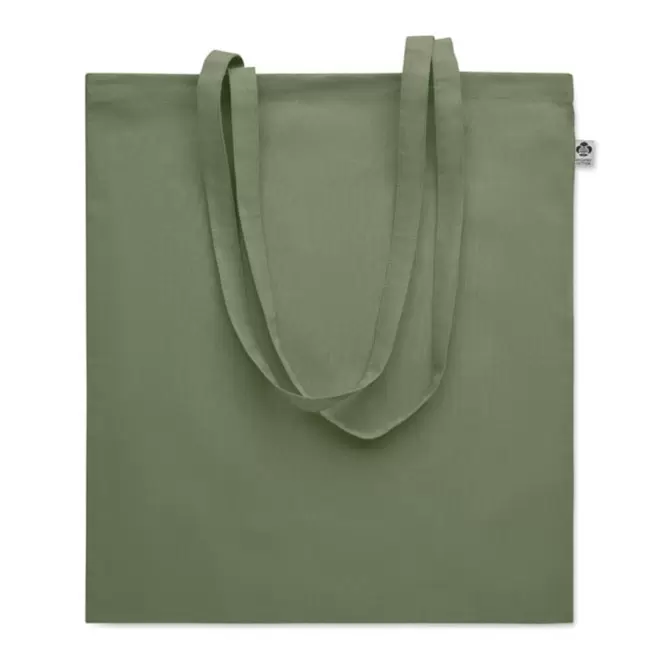 SAC SHOPPING PERSONNALISÉ EN COTON 180 GR 'SUNDO BIO' - vert