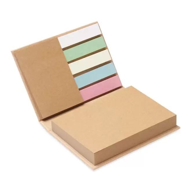 MINI BLOC MEMOS ET MARQUE PAGE PERSONNALISE 'VISIPAPER' - beige