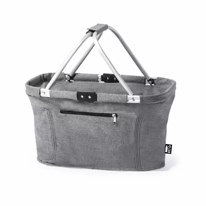 PANIER PERSONNALISABLE PLIABLE 'CESOLE' - gris