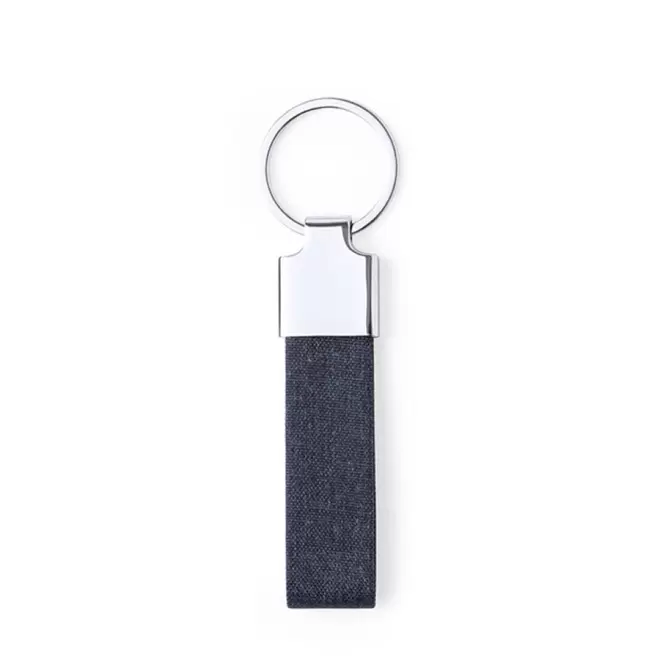 PORTE-CLES PERSONNALISABLE 'GANCIA' - bleu marine