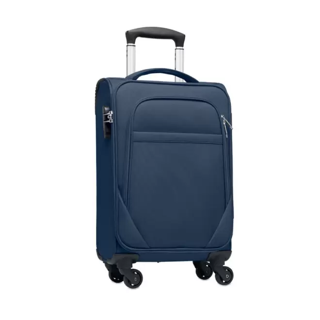 VALISE CABINE PUBLICITAIRE RPET 'KARAGO' - bleu