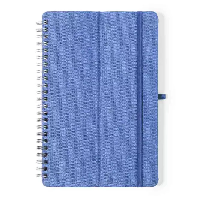 CARNET A5 RPET PERSONNALISABLE 'TELFON' - bleu
