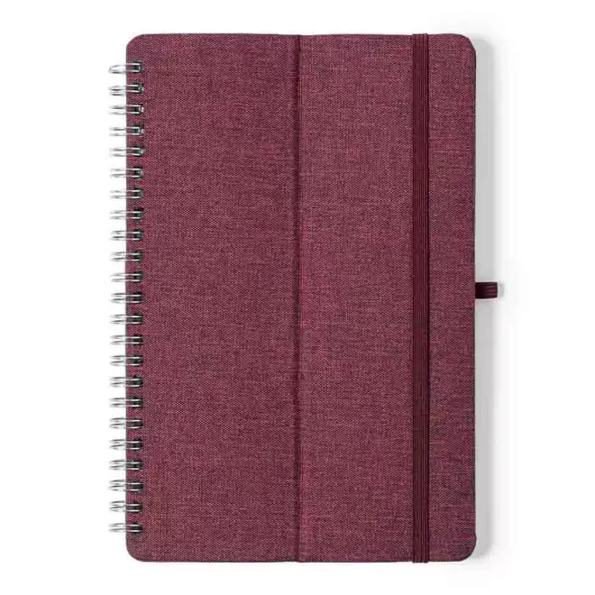 CARNET A5 RPET PERSONNALISABLE 'TELFON' - rouge