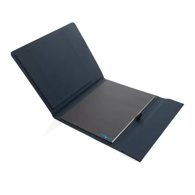 CONFÉRENCIER PUBLICITAIRE MAGNÉTIQUE RPET IMPACT® 'ZELL' - bleu marin