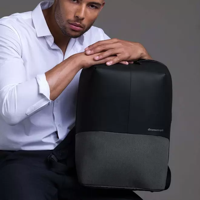 SAC XOOPAR® RPET PERSONNALISABLE 'HELSINGBORG' - noir