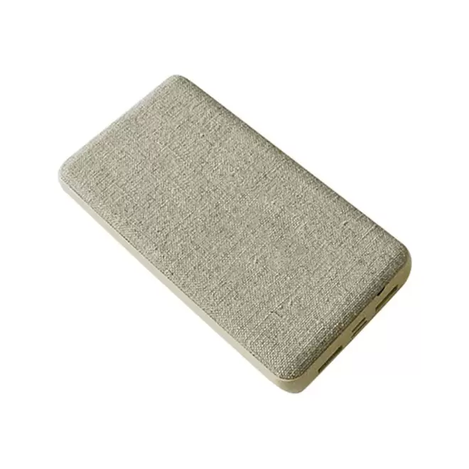 BATTERIE SECOURS PUBLICITAIRE CHANVRE 10000 MAH 'HEMPO' - naturel