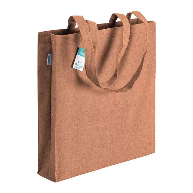 SAC COTON RECYCLE PERSONNALISABLE 190 GR/M2 'BOQUITA' - orange