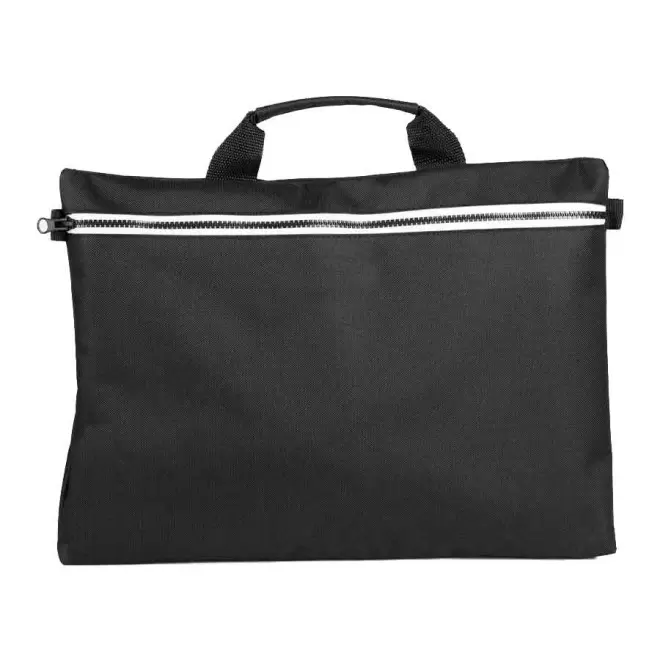 SACOCHE PUBLICITAIRE POUR ORDINATEUR 'WARTER' - black/white