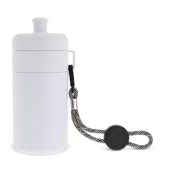 GOURDE DE SPORT PERSONNALISABLE MIX & MATCH 500 ML 'CORDI' - blanc/blanc