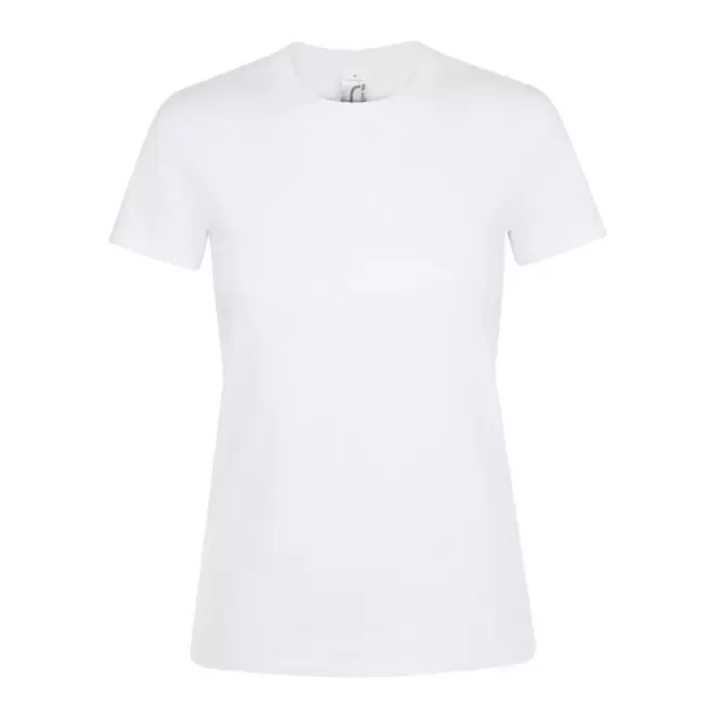 TEE-SHIRT PUBLICITAIRE FEMME BLANC 'REGENT' - EXPÉDITION RAPIDE 4J - blanc
