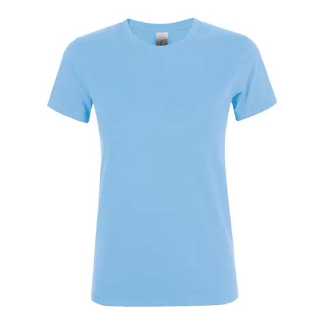 TEE-SHIRT PUBLICITAIRE FEMME 'REGENT' - EXPÉDITION RAPIDE 4J - bleu ciel