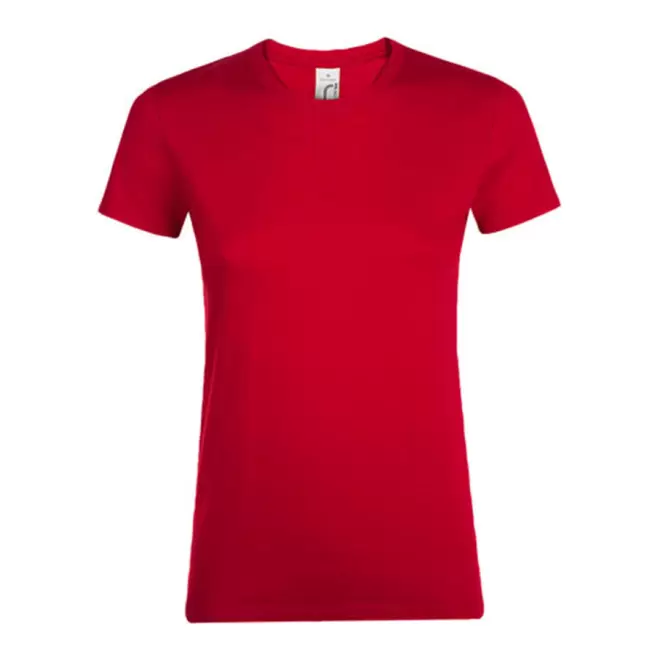 TEE-SHIRT PUBLICITAIRE FEMME 'REGENT' - EXPÉDITION RAPIDE 4J - rouge