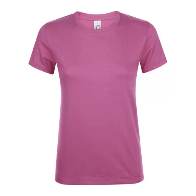 TEE-SHIRT PUBLICITAIRE FEMME 'REGENT' - EXPÉDITION RAPIDE 4J - rose