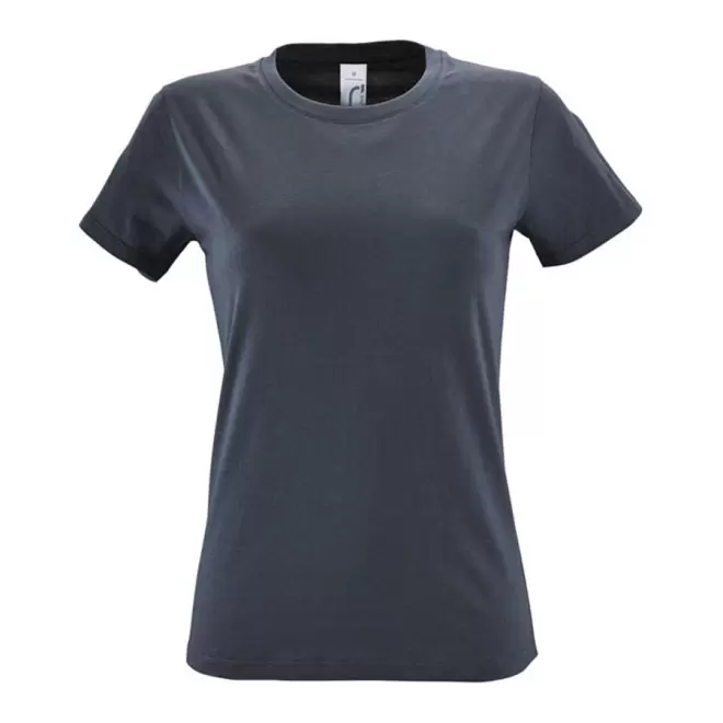 TEE-SHIRT PUBLICITAIRE FEMME 'REGENT' - EXPÉDITION RAPIDE 4J - gris souris
