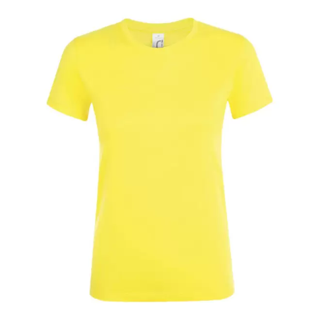 TEE-SHIRT PUBLICITAIRE FEMME 'REGENT' - EXPÉDITION RAPIDE 4J - citron
