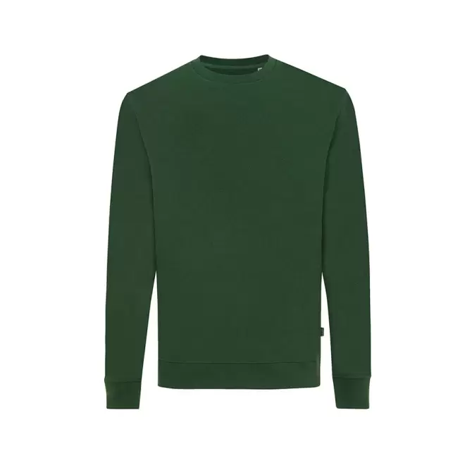 PULL PERSONNALISÉ À COL ROND IQONIQ 'ZION' - vert sapin