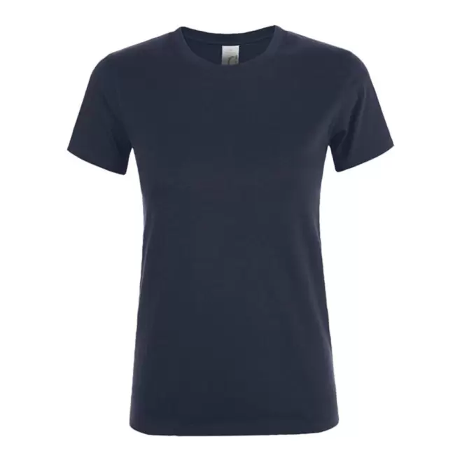 TEE-SHIRT PUBLICITAIRE FEMME 'REGENT' - EXPÉDITION RAPIDE 4J - marine