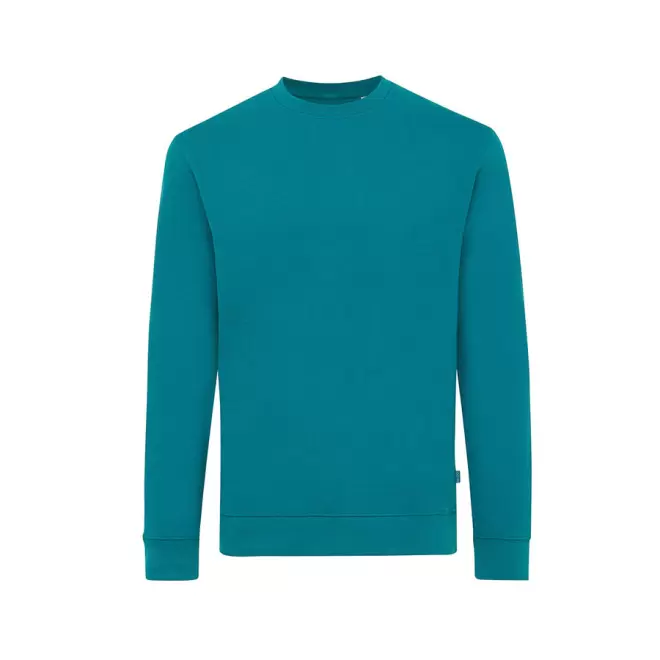 PULL PERSONNALISÉ À COL ROND IQONIQ 'ZION' - bleu canard