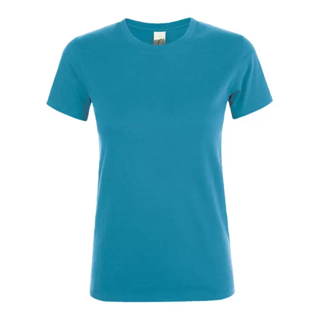 TEE-SHIRT PUBLICITAIRE FEMME 'REGENT' - EXPÉDITION RAPIDE 4J - aqua