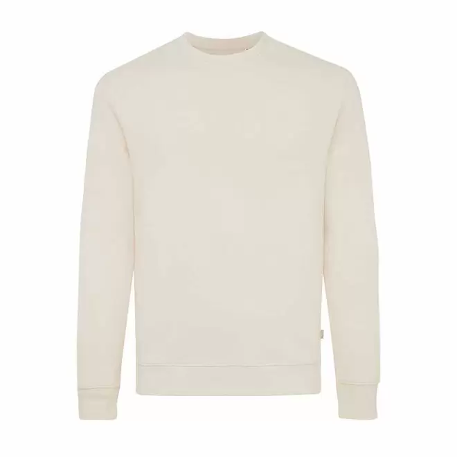 SWEAT-SHIRT NON TEINT IQONIQ® PERSONNALISABLE 'DENALI' - blanc cassé
