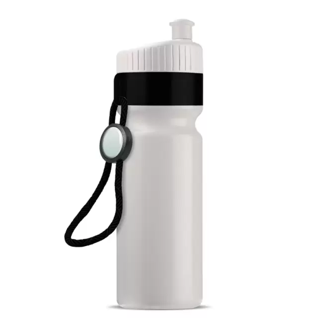GOURDE DE SPORT PERSONNALISABLE MIX & MATCH 750 ML 'CORDI' - Blanc/noir