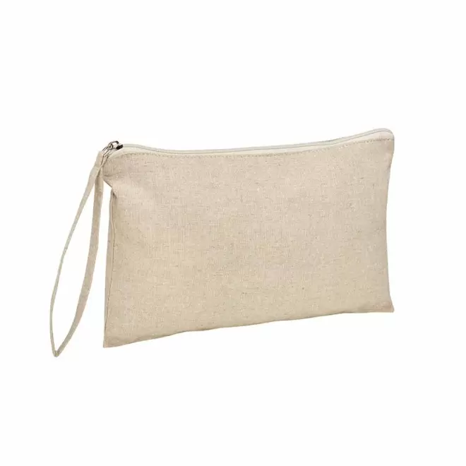 POCHETTE PUBLICITAIRE COTON RECYCLE 'BAMBUI' - beige chiné