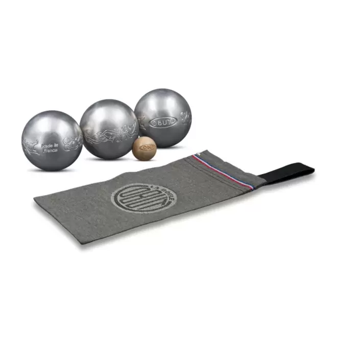 TRIPLETTE DE PETANQUE PERSONNALISABLE 'METAHK' - tatou