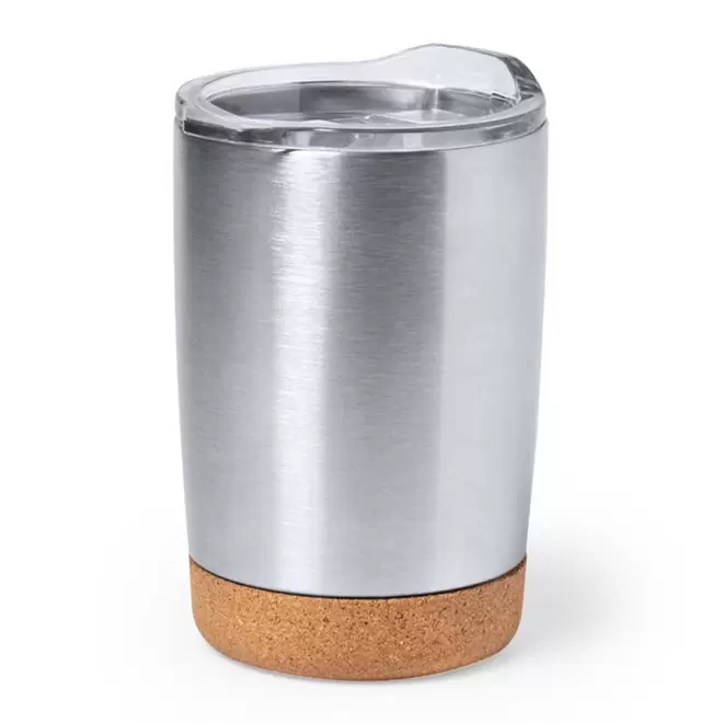 MUG ISOTHERME PERSONNALISABLE LIEGE 'NIRUX' - argenté