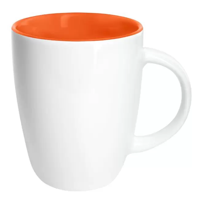 MUG EN PORCELAINE PERSONNALISABLE 250 ML 'COLBA' - orange