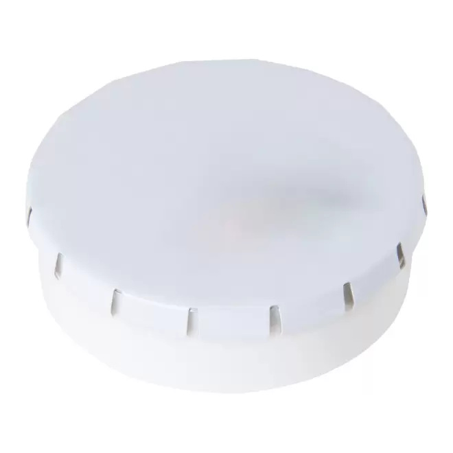 BOITE BONBONS BICOLORE PERSONNALISABLE 'CLIC CLAC EUROPE' - blanc