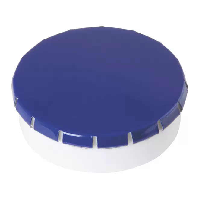 BOITE BONBONS BICOLORE PERSONNALISABLE 'CLIC CLAC EUROPE' - bleu foncé