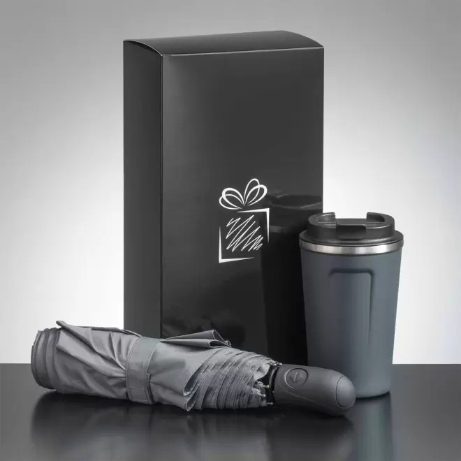 SET DE VOYAGE PERSONNALISABLE 'TRAVELLY' - gris