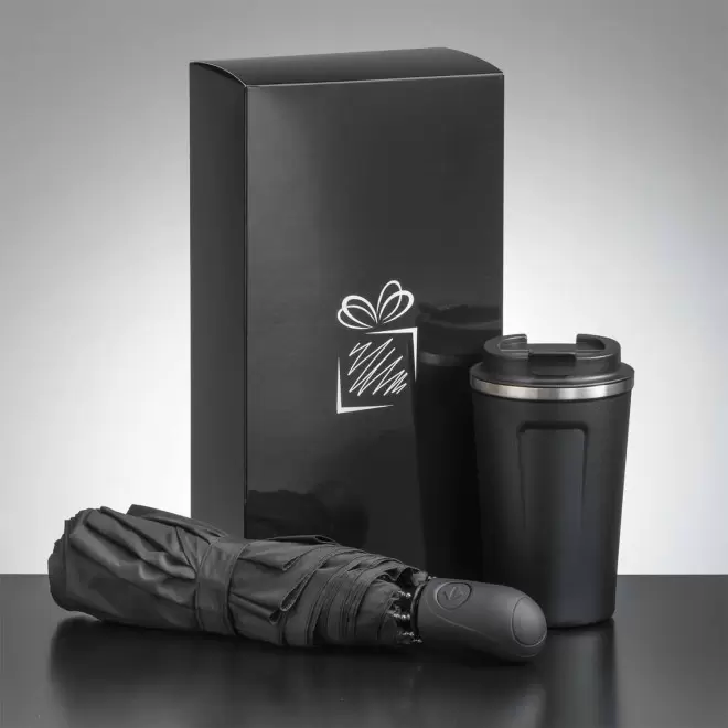 SET DE VOYAGE PERSONNALISABLE 'TRAVELLY' - noir