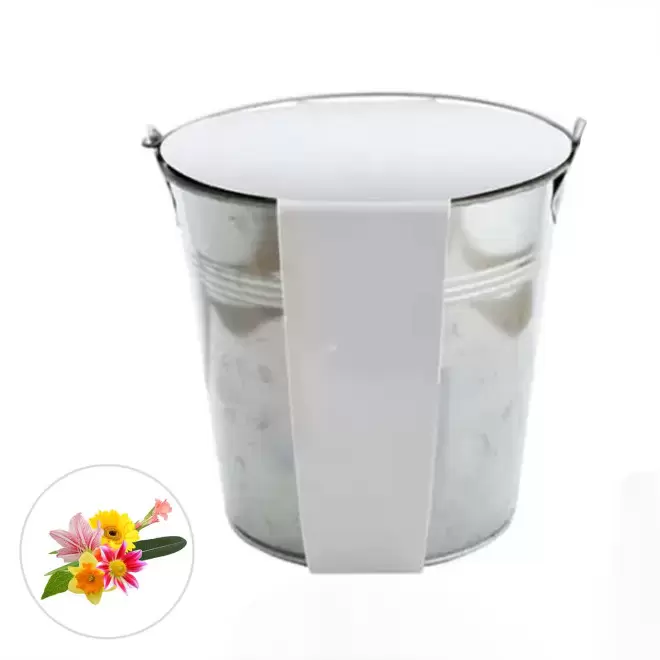 KIT PLANTATION POT ZINC MIF 13ø 'PLANTOU' - mélange de fleurs