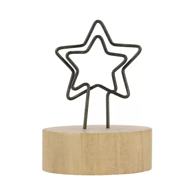 PORTE PHOTO NOEL PERSONNALISABLE 'BRIGHTOU' - etoile