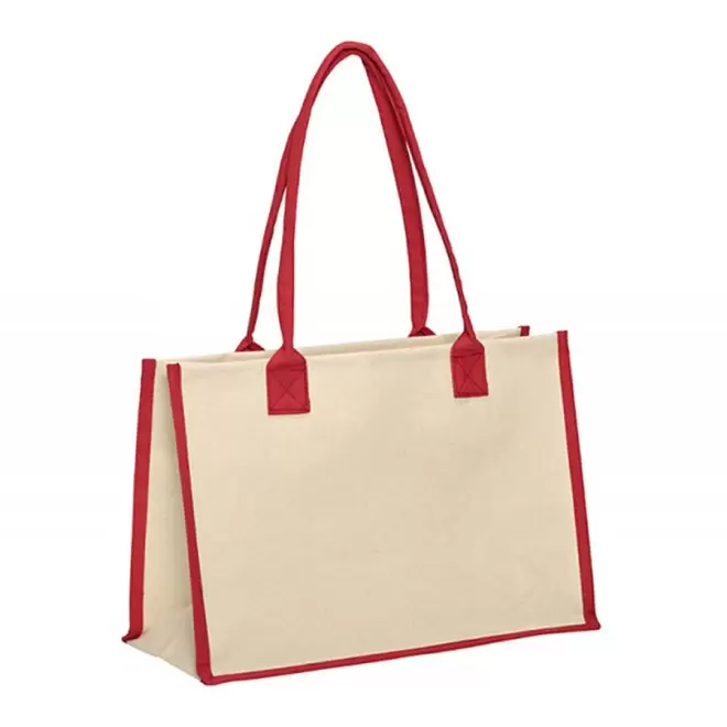 SAC SHOPPING PERSONNALISÉ 340 GR/M2 'CARRIZO' - rouge