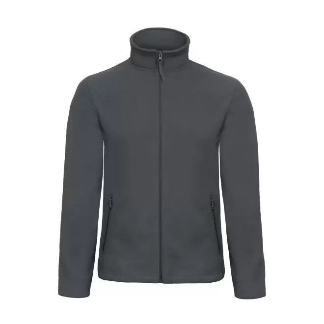 VESTE POLAIRE HOMME PERSONNALISABLE 'FLORI' - gris foncé