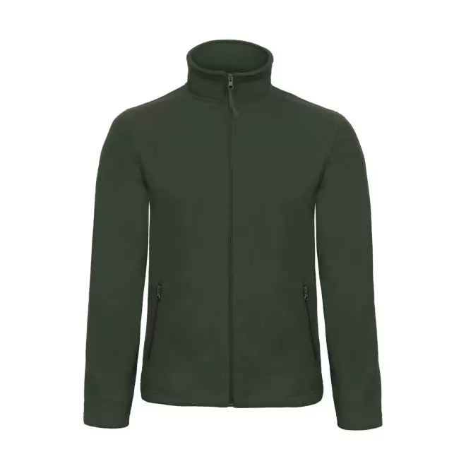 VESTE POLAIRE HOMME PERSONNALISABLE 'FLORI' - vert forêt