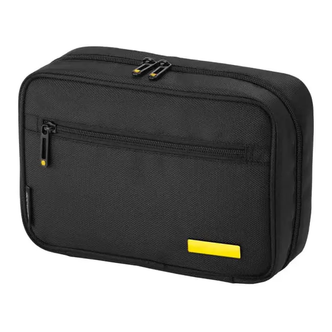 TROUSSE DE TOILETTE PERSONNALISÉE POUR VOYAGE 'VIAGGIO' - jaune