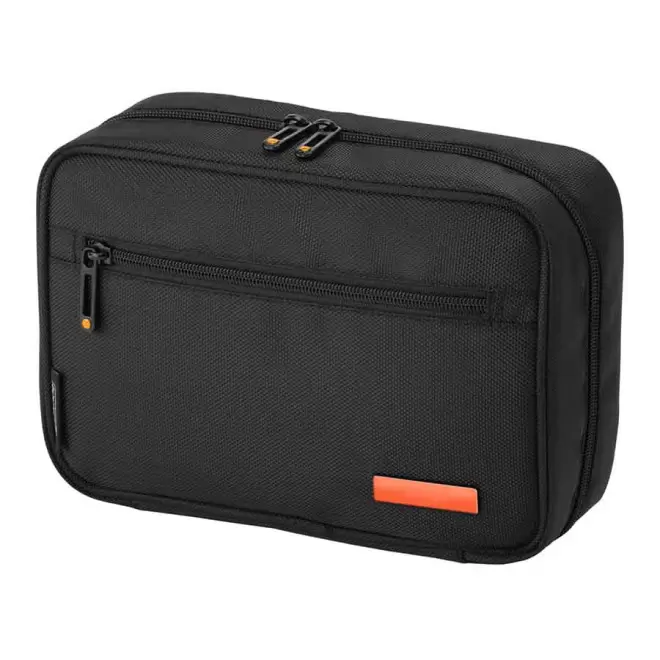 TROUSSE DE TOILETTE PERSONNALISÉE POUR VOYAGE 'VIAGGIO' - orange