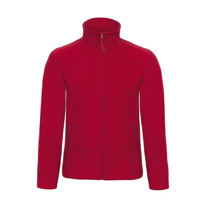 VESTE POLAIRE HOMME PERSONNALISABLE 'FLORI' - rouge