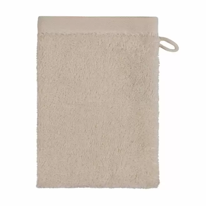 GANT DE TOILETTE EN COTON PERSONNALISABLE 'PITOU' - beige