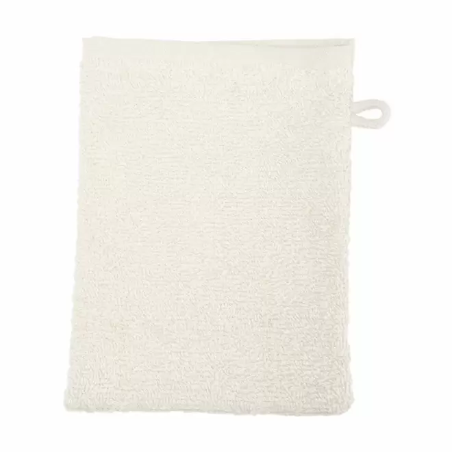 GANT DE TOILETTE EN COTON PERSONNALISABLE 'PITOU' - crème