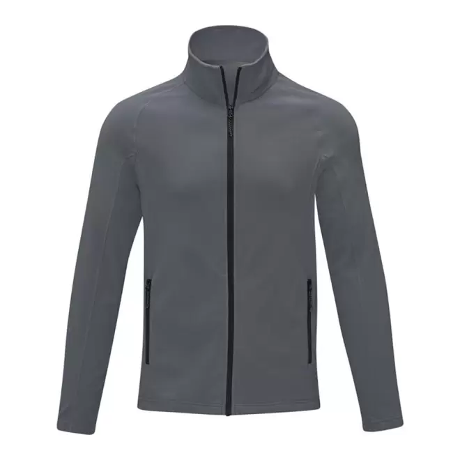 VESTE POLAIRE PERSONNALISABLE HOMME 'ZELIA' RAPIDE 4J - gris