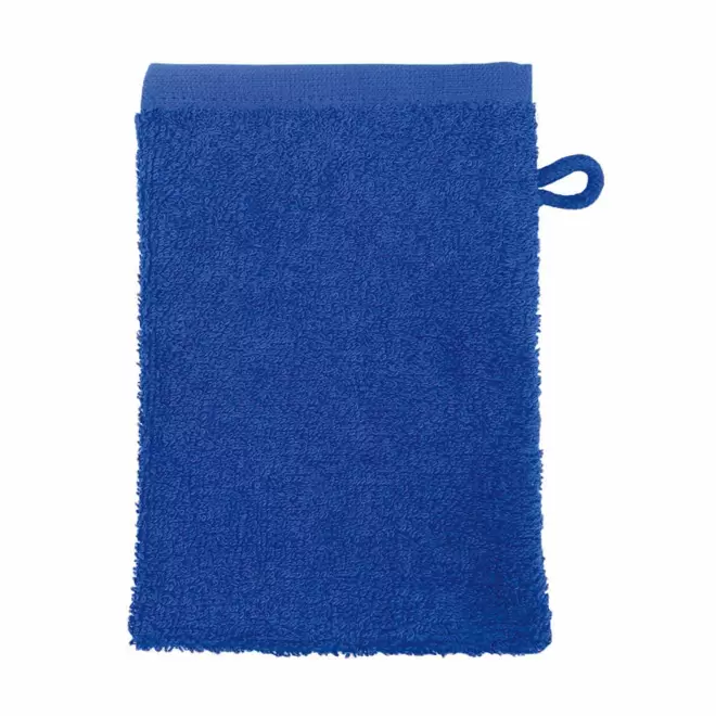 GANT DE TOILETTE EN COTON PERSONNALISABLE 'PITOU' - bleu royal