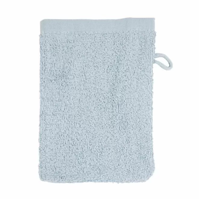 GANT DE TOILETTE EN COTON PERSONNALISABLE 'PITOU' - gris clair