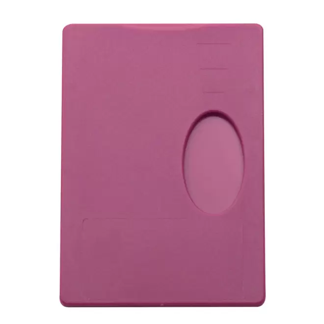 ETUI-CARTE RIGIDE PUBLICITAIRE 'LINZ' - violet