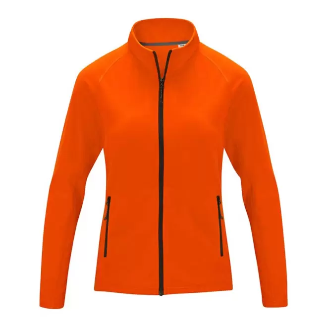 VESTE POLAIRE PERSONNALISABLE FEMME 'ZELIA' RAPIDE 4 JOURS - orange