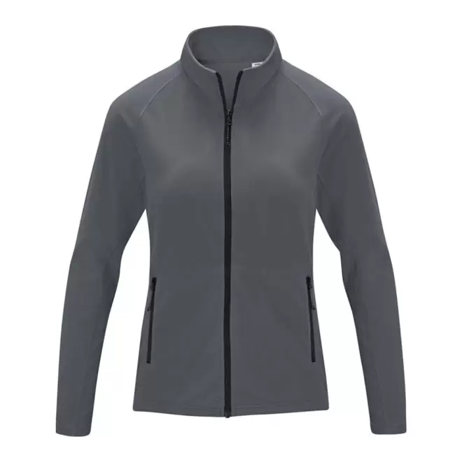 VESTE POLAIRE PERSONNALISABLE FEMME 'ZELIA' RAPIDE 4 JOURS - gris
